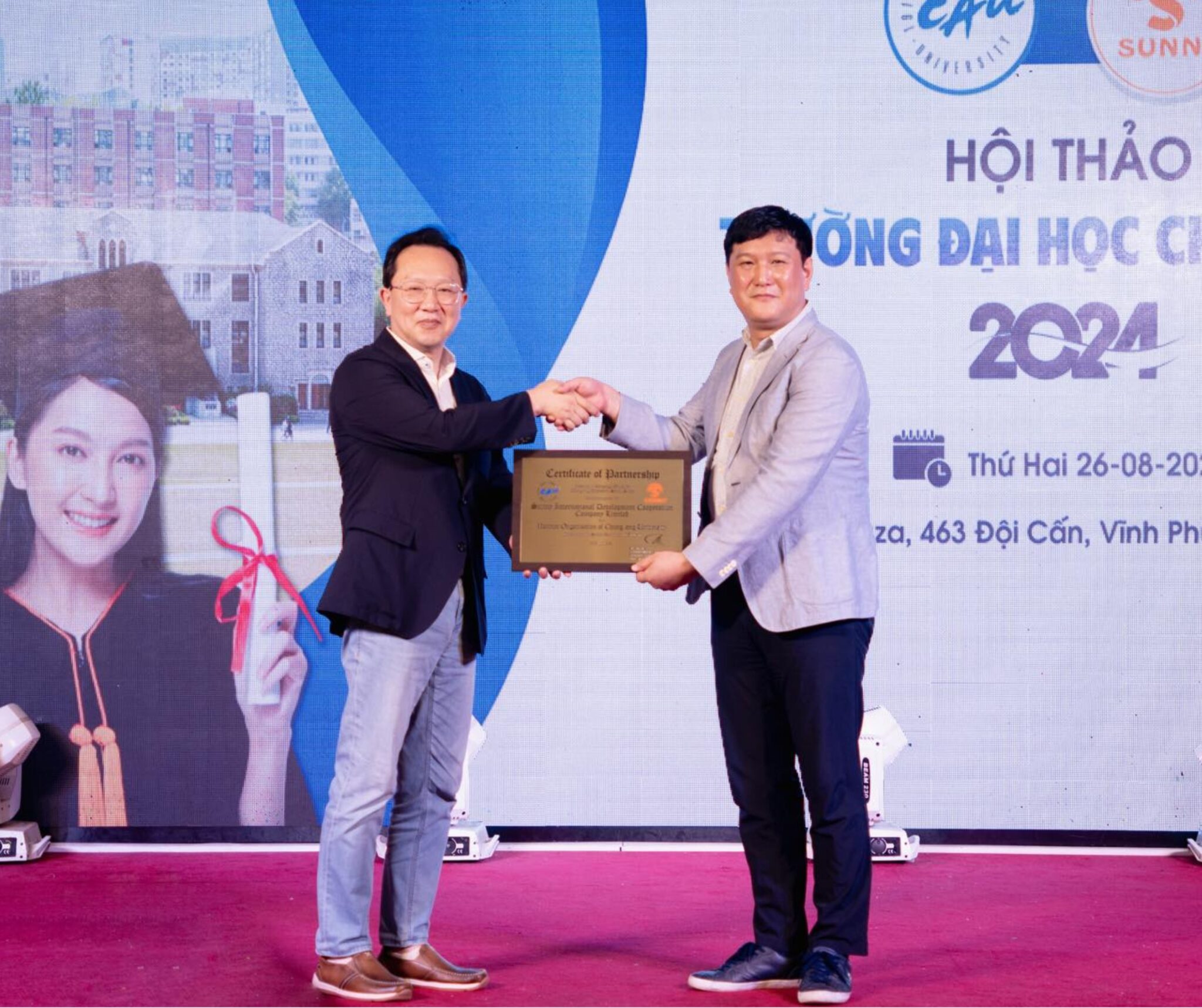 SUNNY đối tác xuất sắc Đại học Chung-Ang