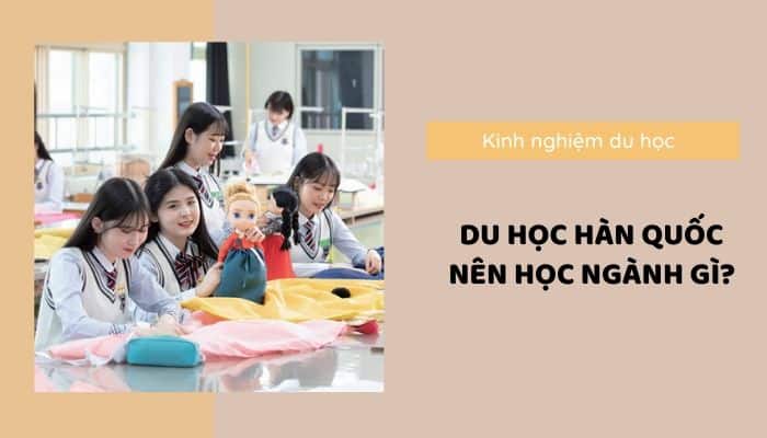 [2026] Du học Hàn Quốc nên học ngành gì dễ xin việc cho cả trai và gái