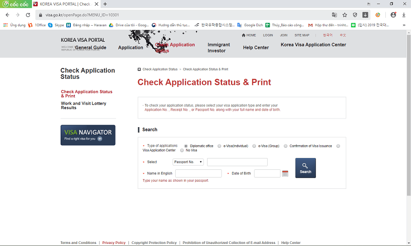 Điền đầy đủ thông tin cá nhân