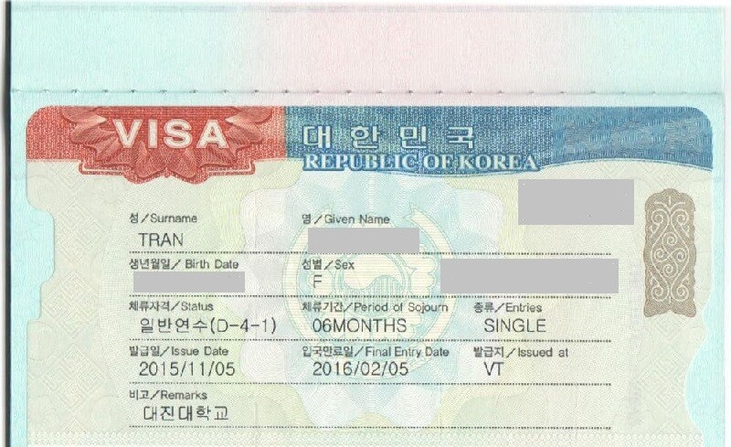 Visa D4 Hàn Quốc là gì